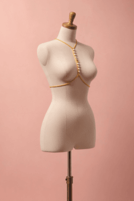 Women’s Rhinestone Body Chain – Sexy Bra & Waist Jewelry Necklace Choker