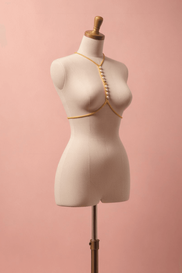 Women’s Rhinestone Body Chain – Sexy Bra & Waist Jewelry Necklace Choker
